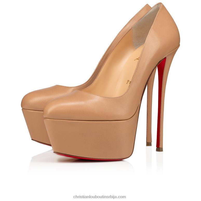 Christian Louboutin долли пумп алта 160 мм пумпе - кожа - нуде V0H0P631 Жене