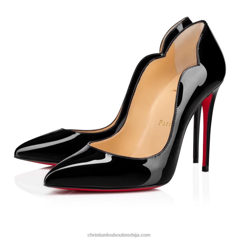 Christian Louboutin хот цхицк 100 мм пумпе - лакирано теле - црне V0H0P3 Жене