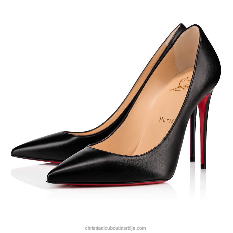 Christian Louboutin кате 100 мм пумпе - напа кожа - црне V0H0P432 Жене