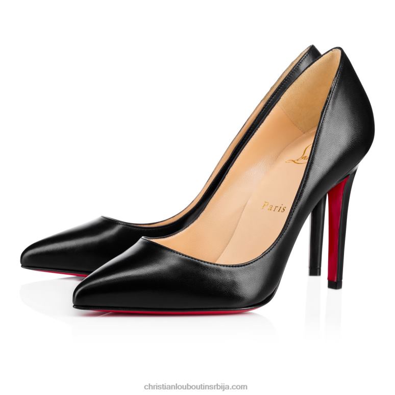 Christian Louboutin пигалле 100 мм пумпе - напа кожа - црне V0H0P507 Жене