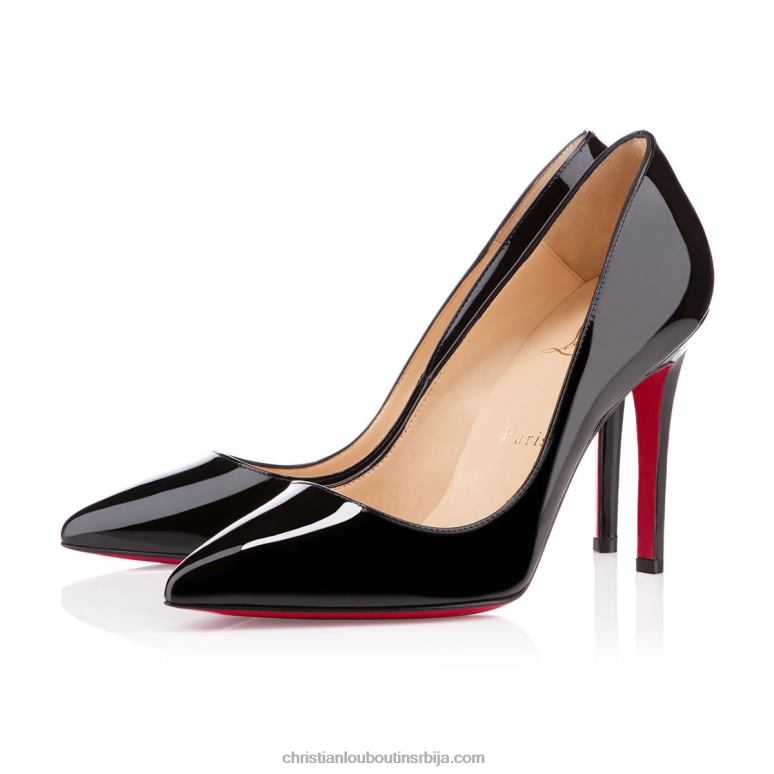 Christian Louboutin пумпе пигалле 100 мм - лаковане - црне V0H0P99 Жене