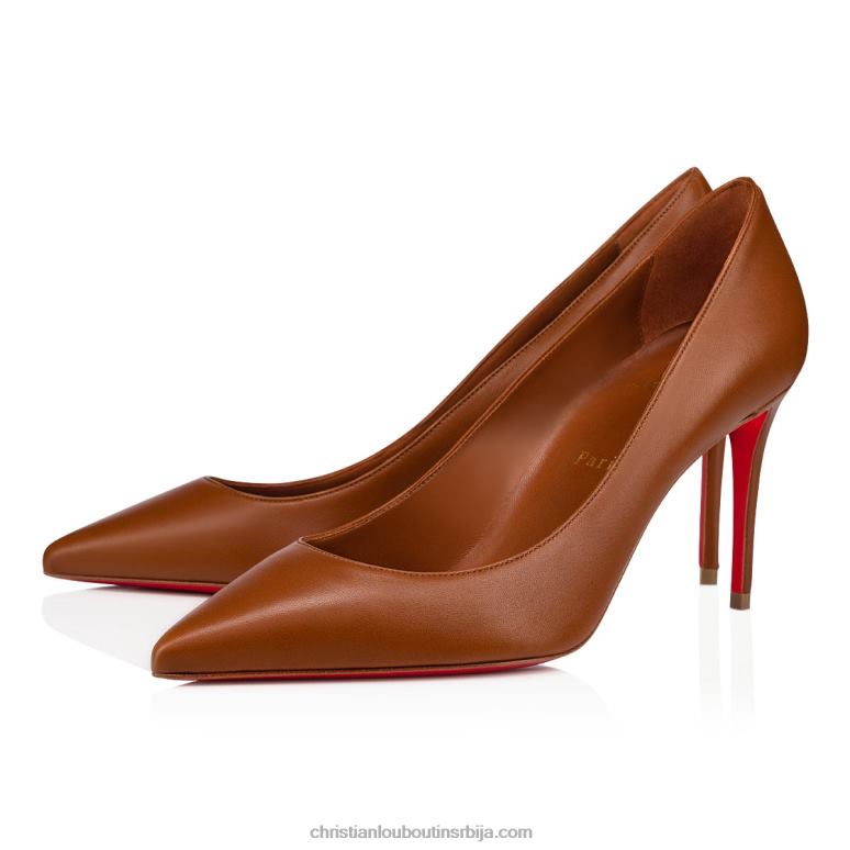 Christian Louboutin кате 85 мм пумпе - напа кожа - нуде 5 V0H0P38 Жене