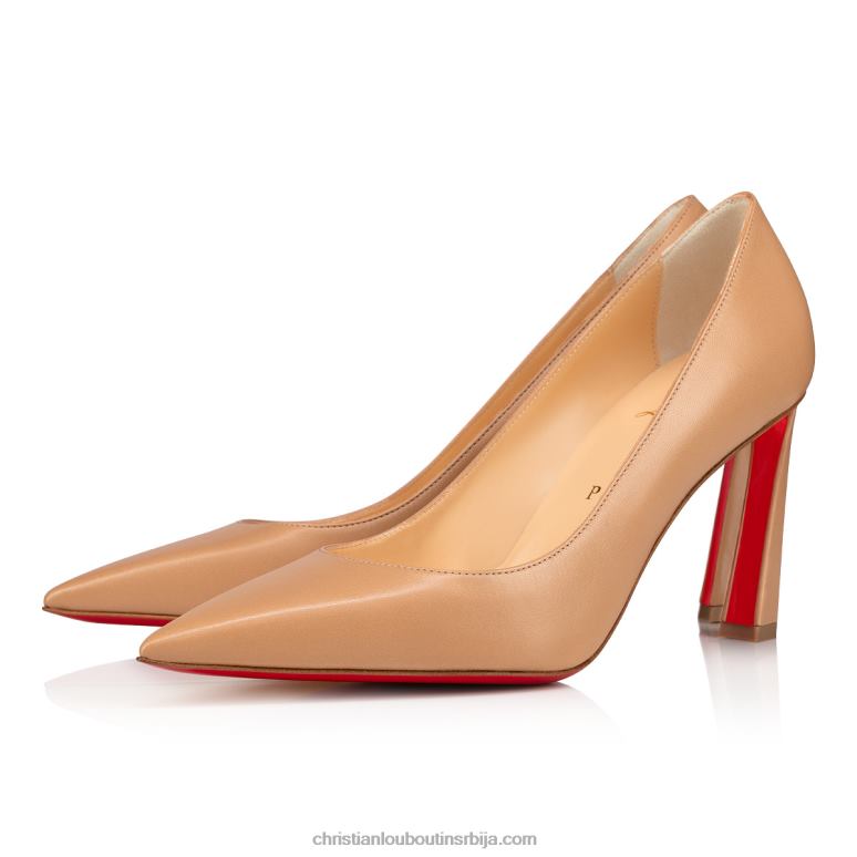 Christian Louboutin Цондора 85 мм пумпе - кожне - нуде V0H0P538 Жене